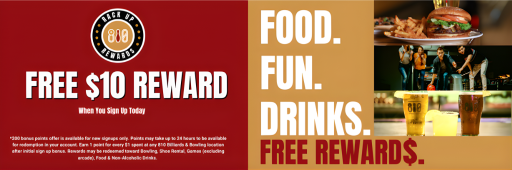 810 Entertainment Rack Up Rewards