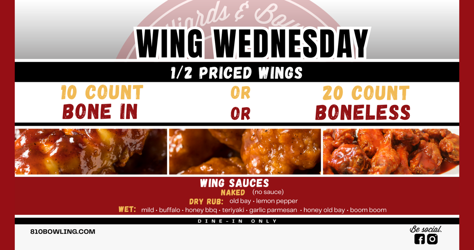 810 Entertainment Wing Wednesday